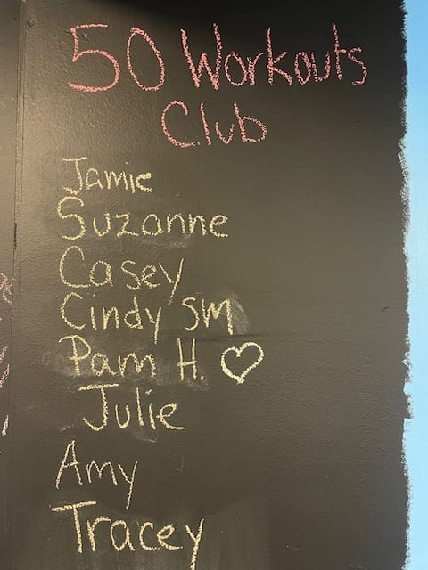 Julie 50 Workouts
